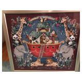 Embroidery. Noa’s ark