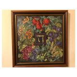 Judaica. Embroidery. Chai. 