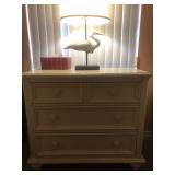 Dresser and lamp