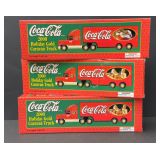Lot of Coca-Cola Trucks