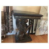 Vintage lying table marble top