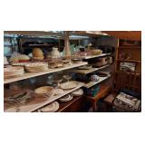 Assorted dinnerware & dish
