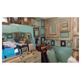 Room full of mirrors, artwork & Egyptian items