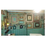 Room full of all sizes of picture frames for artwork & more