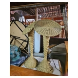 Vintage trumpet funeral planters