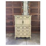 Vintage Highboy Dresser w/ Cupboard Section. $550. Pic 1 of 6.