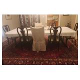 dining table and chairs