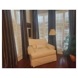 Off-white chair and a half (there are two of these and they match the sofa)