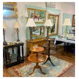 Lamps, Mirrors, Tables, Pics