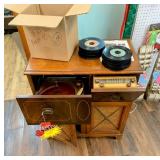 Vintage Stereo, Turntable, 45