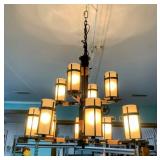 Mid-Century, Craftsman Style Chandelier