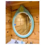 Large Vintage Beveled Mirror