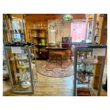 Glass Display shelves