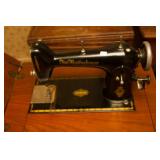 Vintage Westinghouse Deluxe Rotary Sewing Machine, Cabinet and Original Bench-Made by the Free Sewin