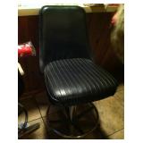 Leather bar stool