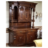Antique Gothic Hutch