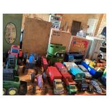 Toy tractors & trucks 