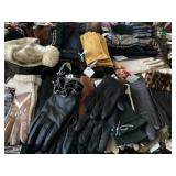 Leather driving gloves etc..