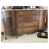French Buffett w/ marble top