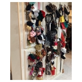 A wall of hair accessories 