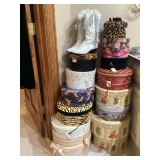 Hat box’s - yes, But check out the sexy white cowgirl boots… new out of the box