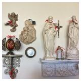 Faberge’ egg & vtg religious 