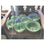 Jadeite mixing bowls