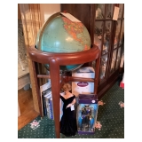Vtg floor globe