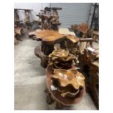 Assorted Coffee Tables, Bowls 