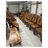 Assorted Teak Chairs