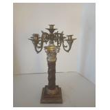 $50 5 Stick Vintage Dilly MFG  Co Gold  candle Stick Made In USA