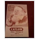 $25 Catlow Movie Theatre Pamphlet