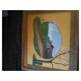 $40Signed Vintage  Farm House Painting
