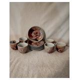  W. 5 Plates & 3.5 Cups top of the cups.