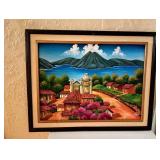 $40Town of color Painting