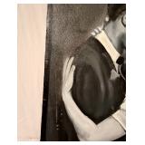 Pre Owned small nicks and small scratches  on the canvas signature in lower right coner  the canvas 