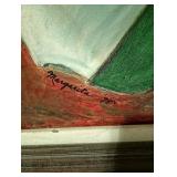 Pre Owned  wood frame shows small age ware with canvas inter frame