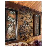 Asian artwork throughout the home