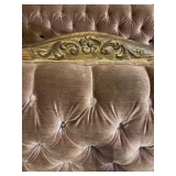 Hand carved oak on couch and love seat