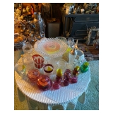 Lots of colored glass and crystal