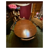 Top of the bamboo table.