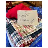 Nautica Twin quilt, sham, sheet set, blanket & mattress pad