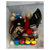 Bocci, mitts & balls