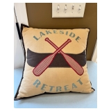 Lake decor-pillow