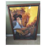 Justin Bua - Lel Guitarrista Print