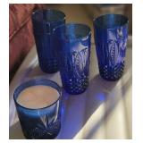 Avon Cobalt (16 tumblers total)