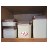 Like new Tupperware Canister Set