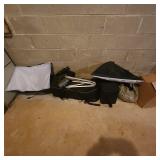 Photography setup with lights