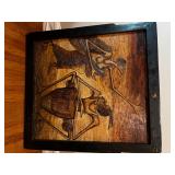 African Mosiacs from Uganda - made from banana bark and fiber 