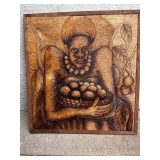 African Mosiacs from Uganda - made from banana bark and fiber 